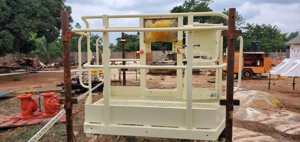 Custom Fabricated Work Platform